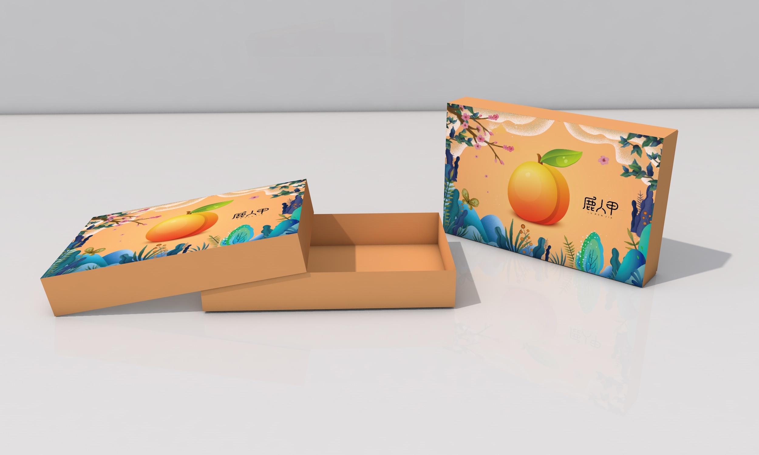 水果礼盒设计|三维|其他三维|jzbj - 原创作品 - 站酷 (ZCOOL)
