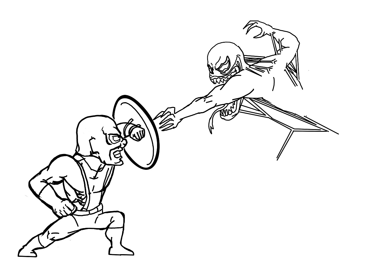 小编临时起意,让画了一些关于美队的插图,说一说2016年的世界大事,可