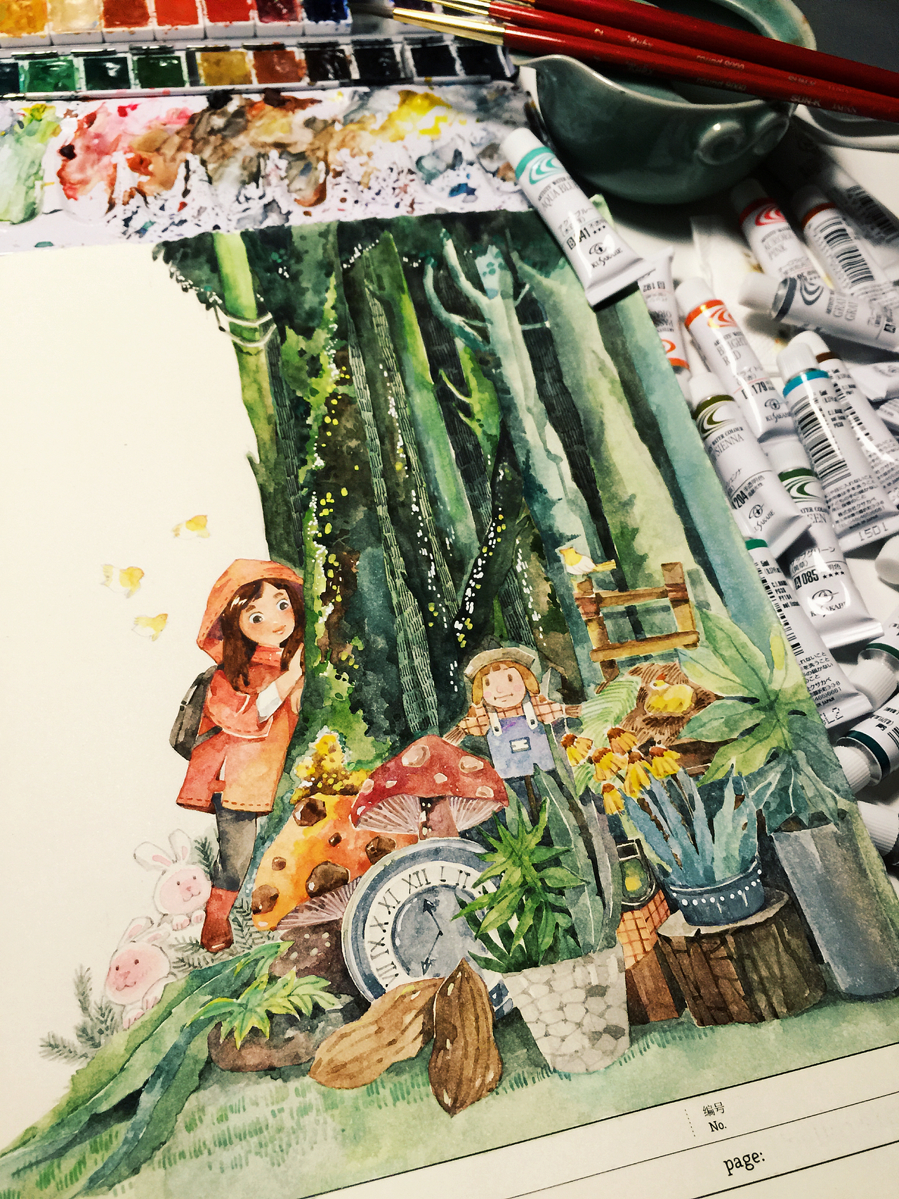 最近的一些水彩作品（图ZNTY0MDE2OTI=） - 绘画 - 站酷设计师金鱼酱JINYU原创素材 - 站酷ZCOOL