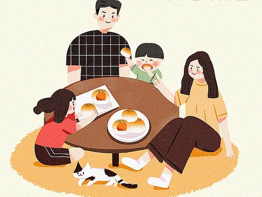 中秋主题商插（个人主页-ZMjk1NzQ5NDA=） - 商业插画 - 站酷设计师小小雪F原创素材 - 站酷ZCOOL