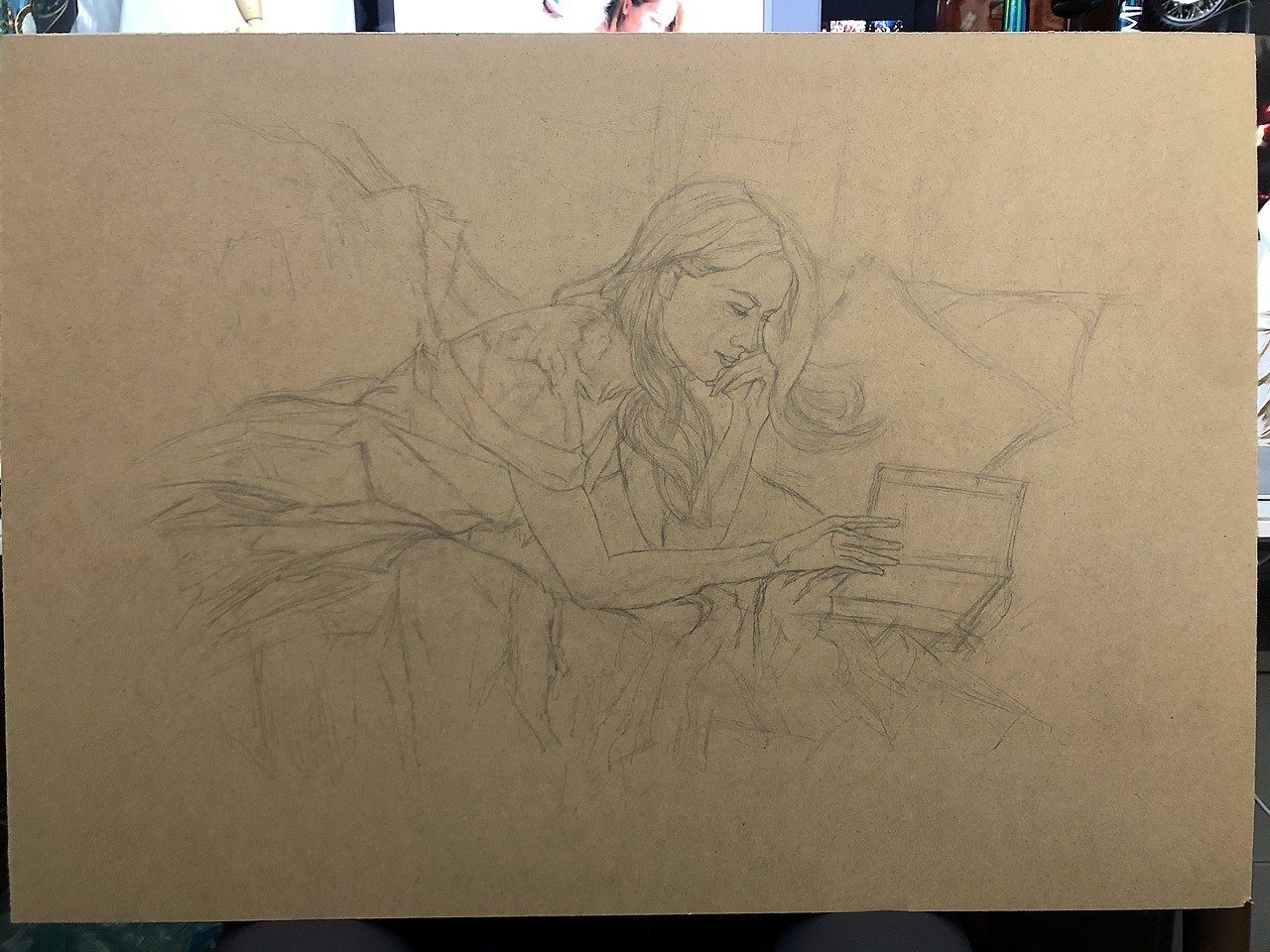 色粉画（图ZMjE1OTk4NzQw） - 绘画 - 站酷设计师苗宁Malik原创素材 - 站酷ZCOOL