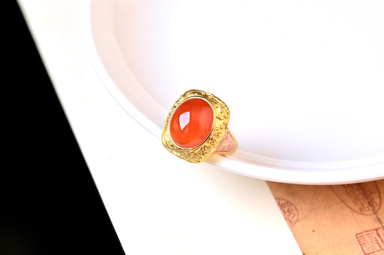 设计师作品|南红老鹰戒指