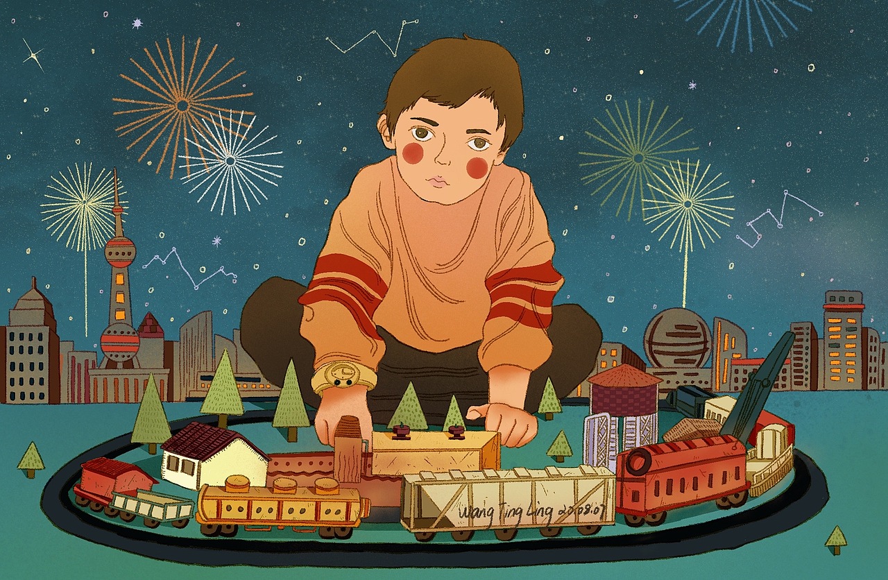 小夢想家（圖ZMjE5ODQxMTYw） - 創(chuàng)作習(xí)作 - 站酷設(shè)計師wangWtl原創(chuàng)素材 - 站酷ZCOOL