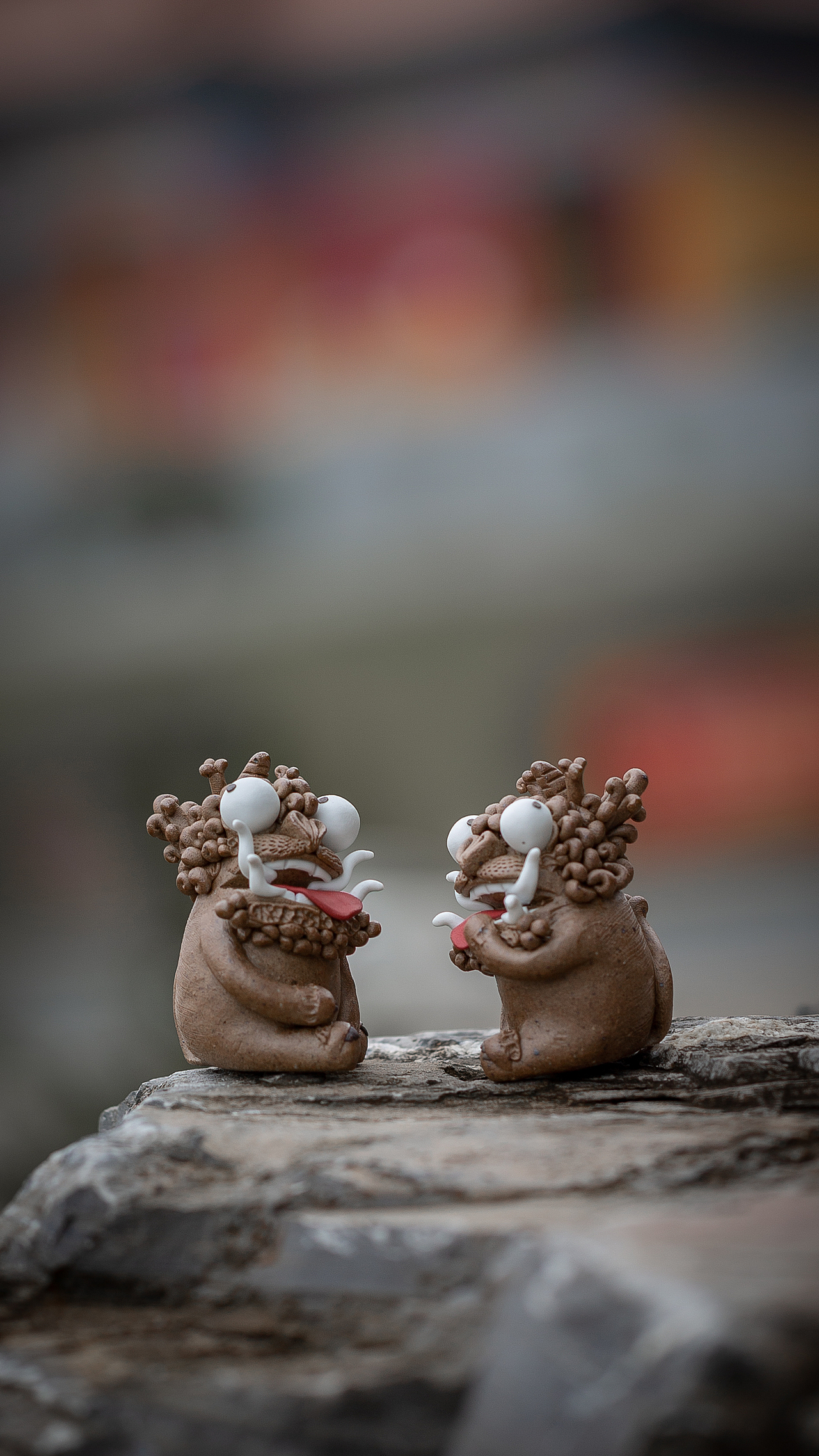 器十二 景德镇手工捏雕 龙九子狻猊 茶宠 摆件