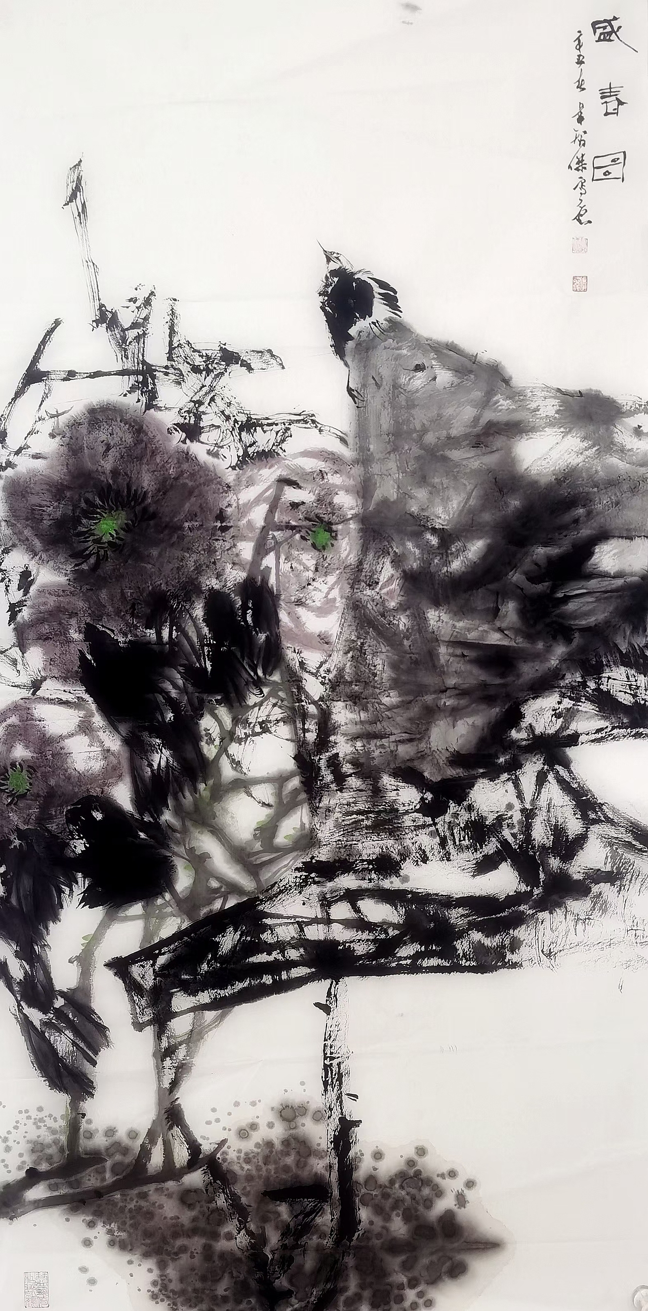 中国美术家协会会员韦智杰花鸟画作品欣赏