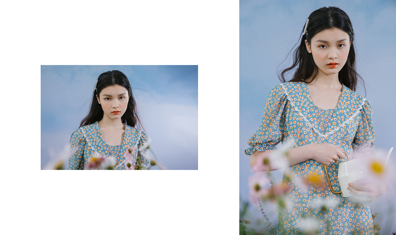 夏季油画花园/女装摄影