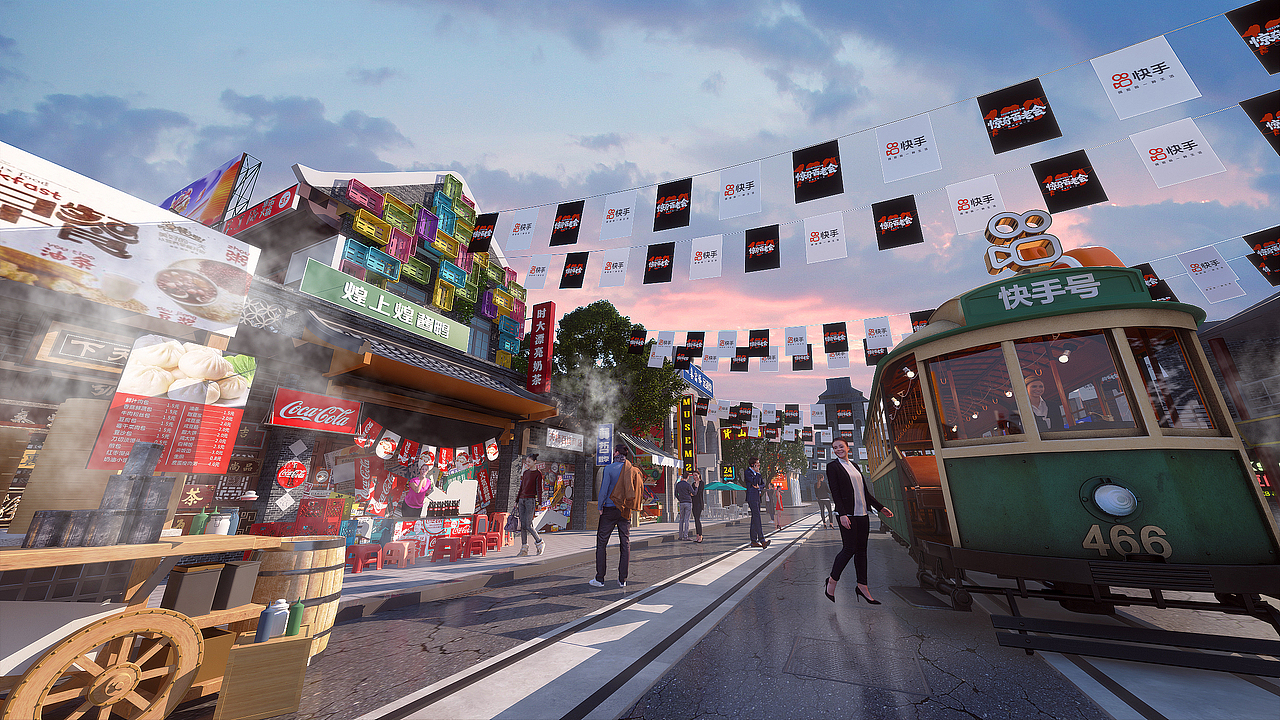 快手直播盛典外场氛围