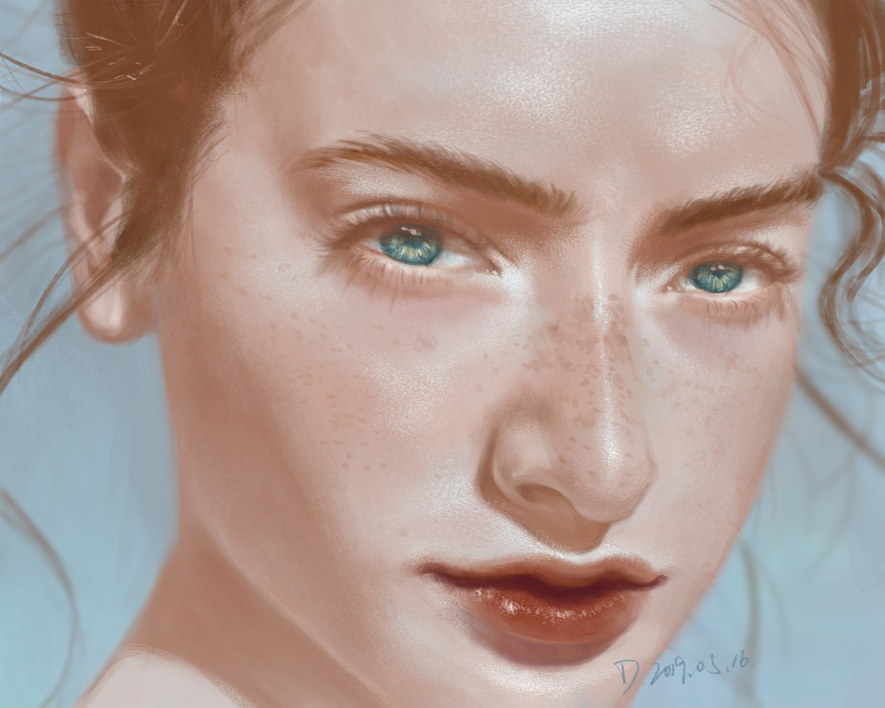 人物寫實(shí)板繪（圖ZMTU4Njc2OTEy） - 創(chuàng)作習(xí)作 - 站酷設(shè)計(jì)師DFANGNAF原創(chuàng)素材 - 站酷ZCOOL