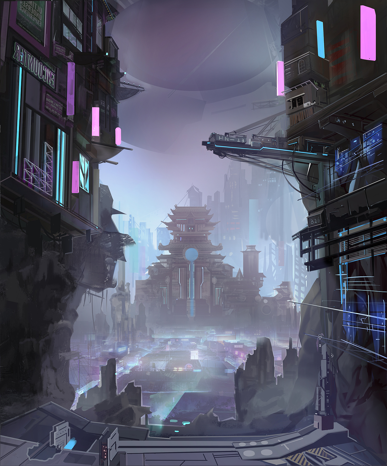 游戏原画kv背景创作学生作品欣赏（图ZMjU5MTk3NjQw） - 游戏原画 - 站酷设计师火星人教育培训原创素材 - 站酷ZCOOL