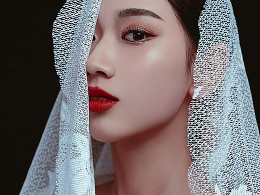 复古新娘妆面/绍兴人像肖像拍摄