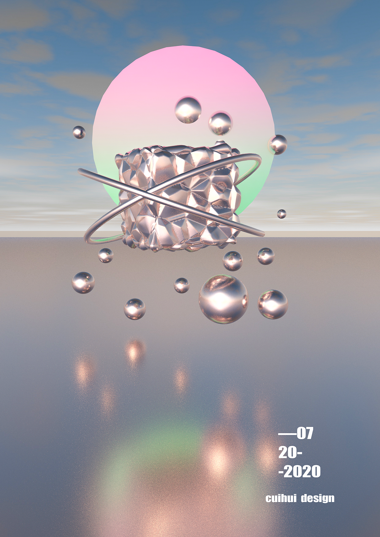 c4d建模|平面|海报|acui778_原创作品-站酷zcool