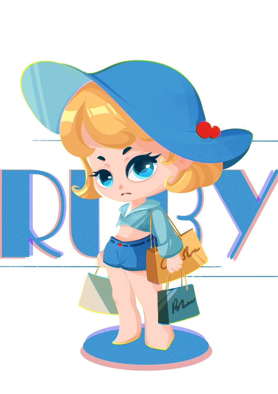 Q版人物练习（图ZMzA0NjY3Mjg0） - 儿童插画 - 站酷设计师Yyrubyjane原创素材 - 站酷ZCOOL