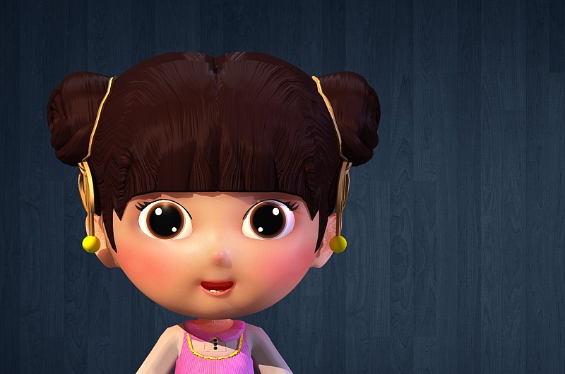 卡通角色三维建模视频制作片头动画贺年视频3d建模影视