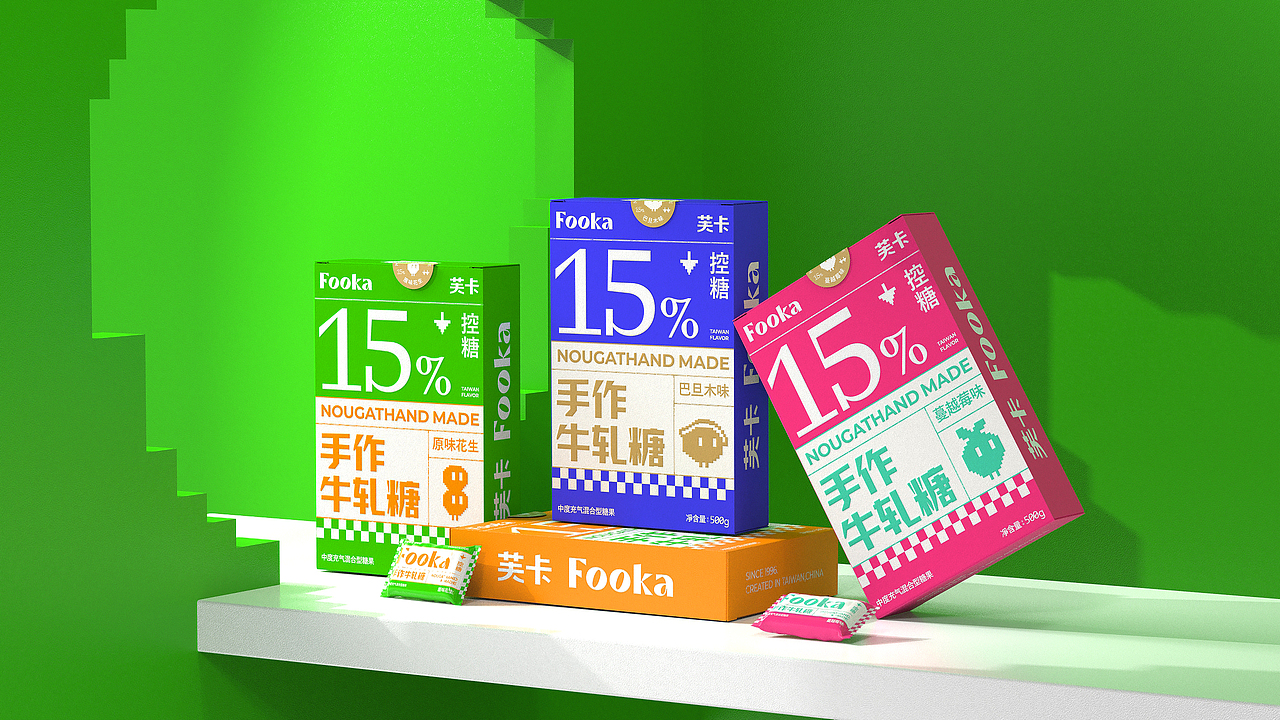 FOOKA芙卡牛轧糖 | 品牌包装全案（图ZMjk3ODMwMjY0） - 品牌 - 站酷设计师卢帅品牌设计原创素材 - 站酷ZCOOL