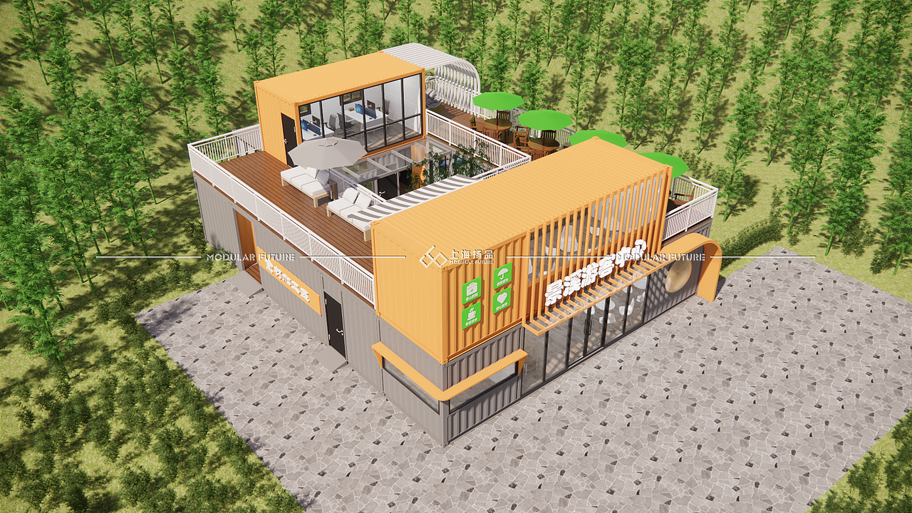 【扬品】集装箱游客中心|游客接待中心|游客服务中心（图ZMzQ3NjcxNTcy） - 建筑/空间 - 站酷设计师扬品集装箱定制原创素材 - 站酷ZCOOL