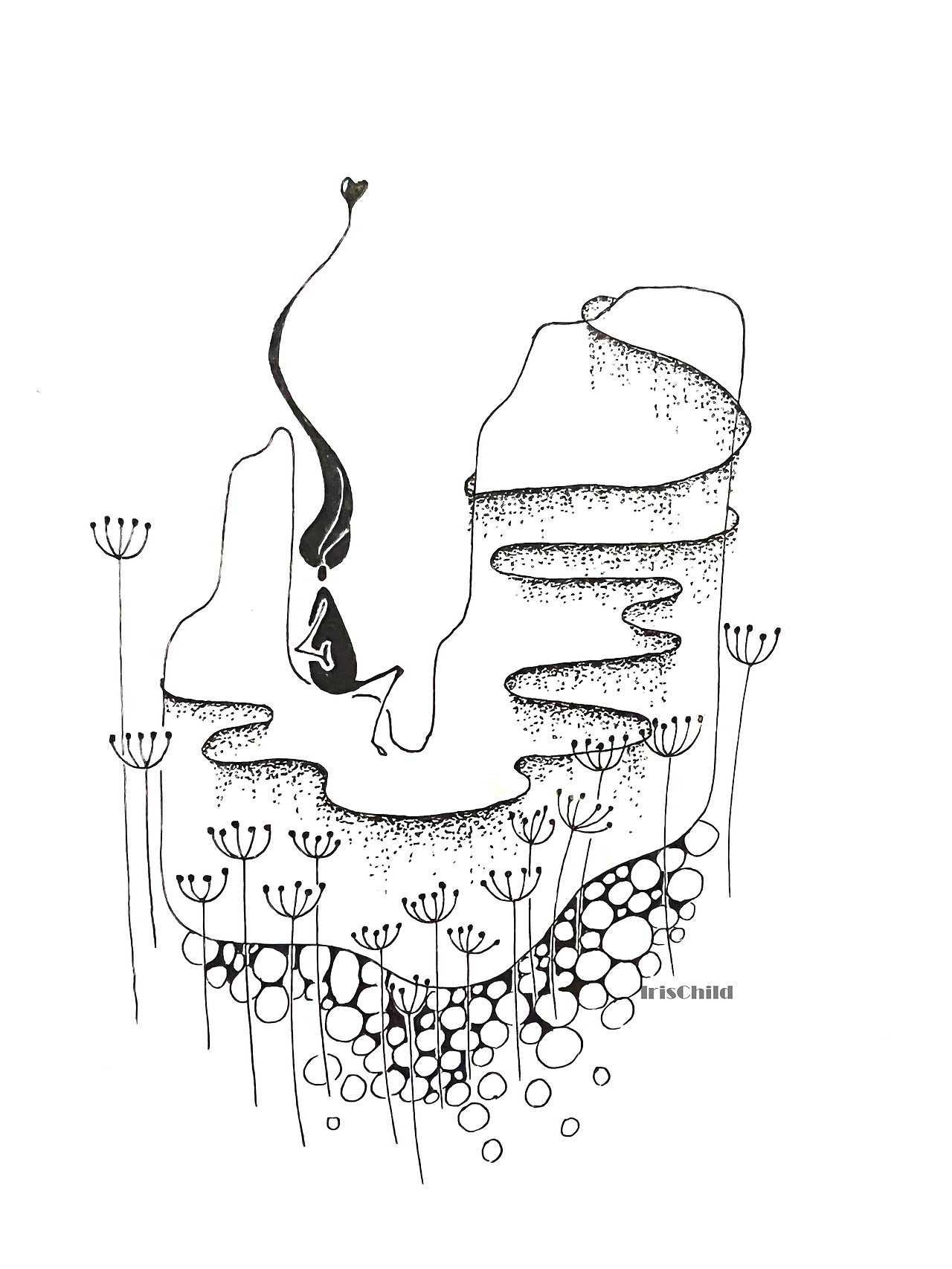 2022-原创黑白手绘本（图ZMzMyMTk0OTI0） - 创作习作 - 站酷设计师IrisChild原创素材 - 站酷ZCOOL