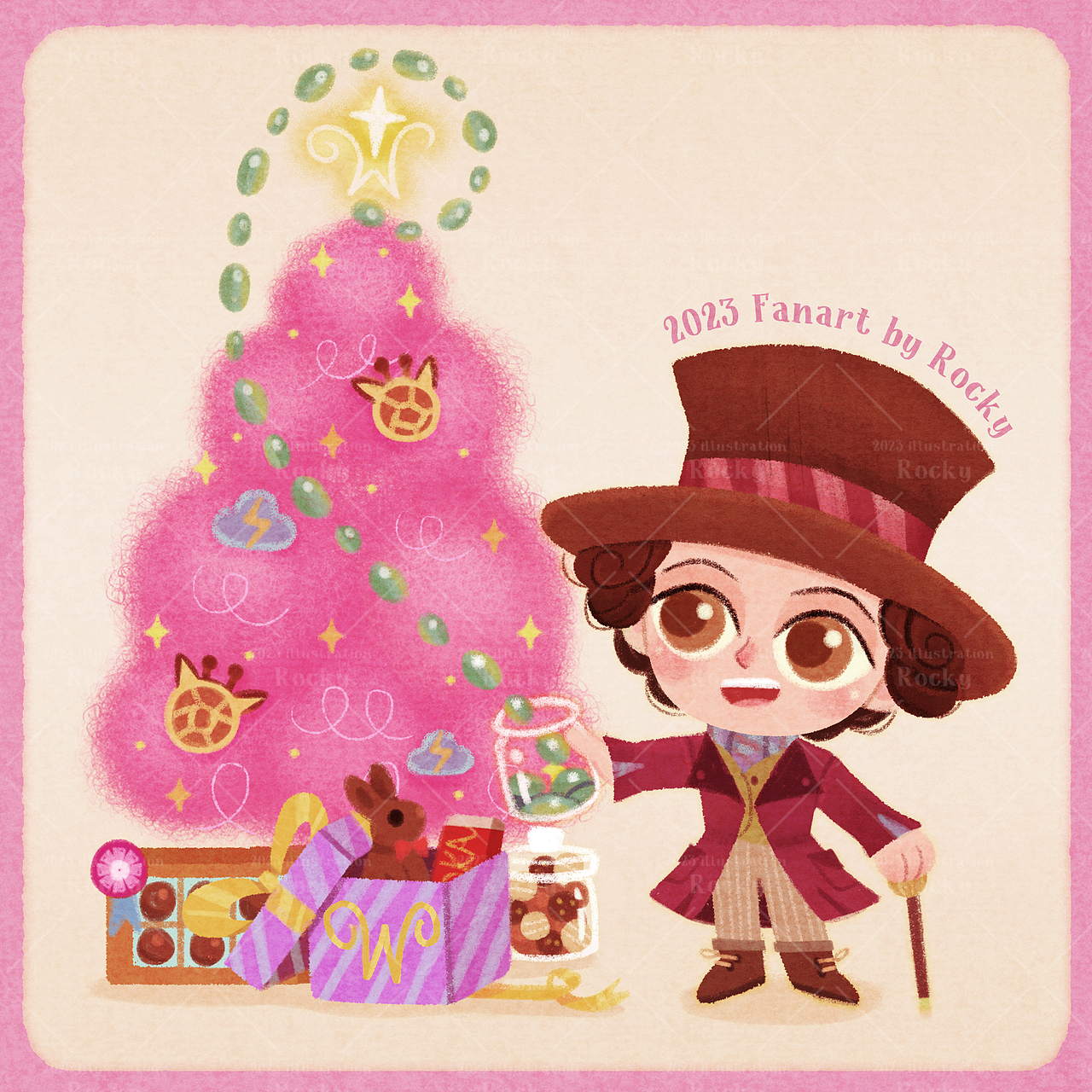 2023同人插画汇总（图ZMzU4OTU1NzI4） - 商业插画 - 站酷设计师插画师Rocky原创素材 - 站酷ZCOOL