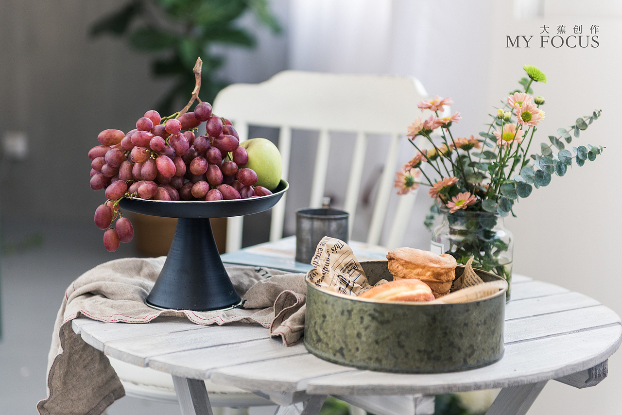 美式铁艺托盘 | 餐具摄影 | 大蕉创作