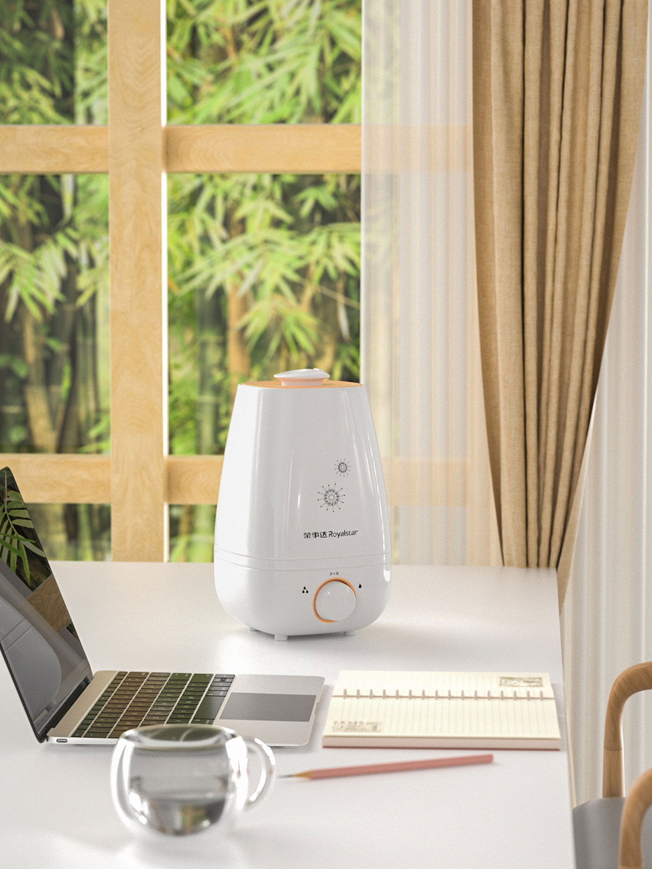 「產(chǎn)品渲染」一組加濕器場(chǎng)景渲染（圖ZMzM4MjMxMjk2） - 生活用品 - 站酷設(shè)計(jì)師碧海青天C4D原創(chuàng)素材 - 站酷ZCOOL