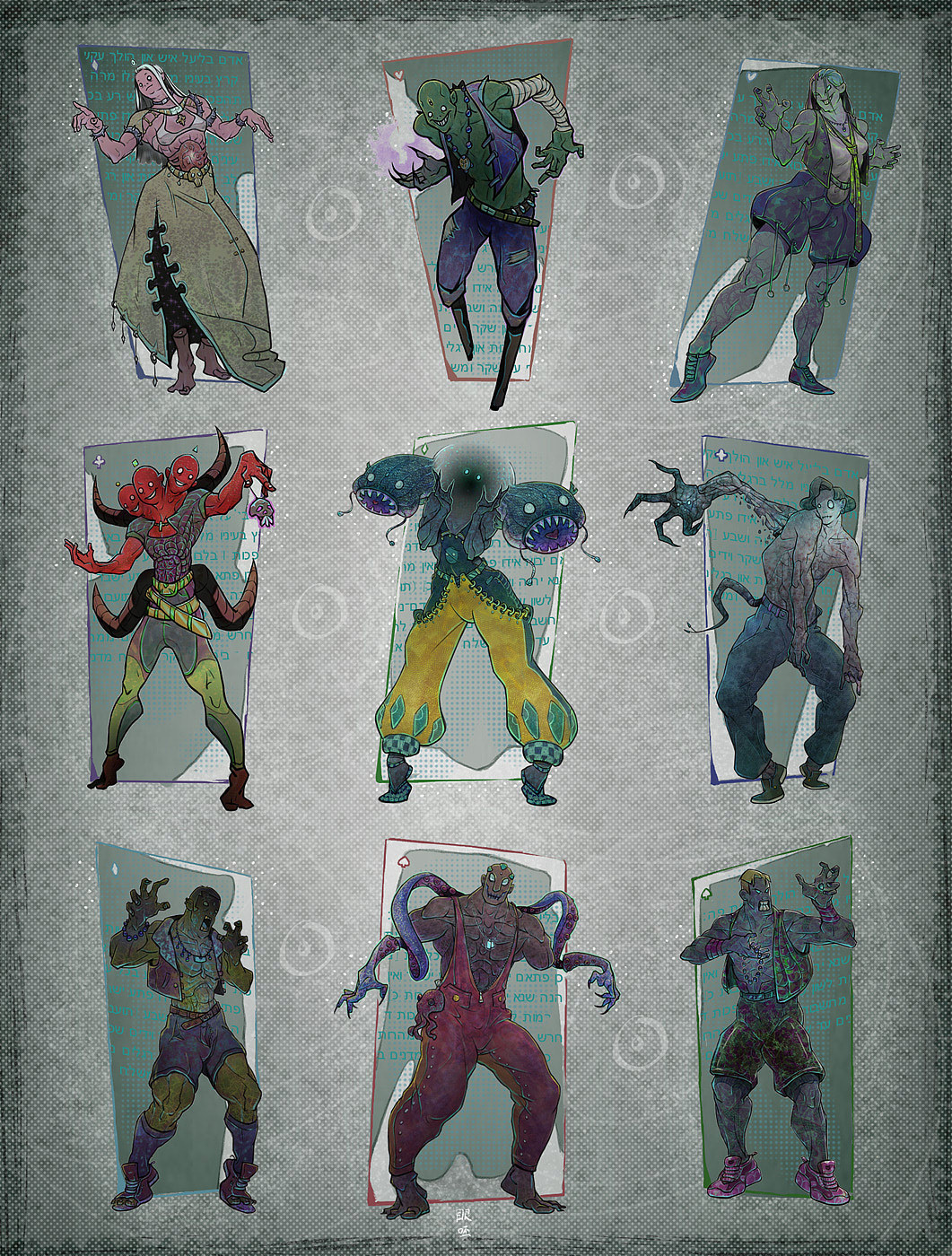 眉清目秀角色创作（图ZMzM3ODEyOTk2） - 创作习作 - 站酷设计师眼呸原创素材 - 站酷ZCOOL