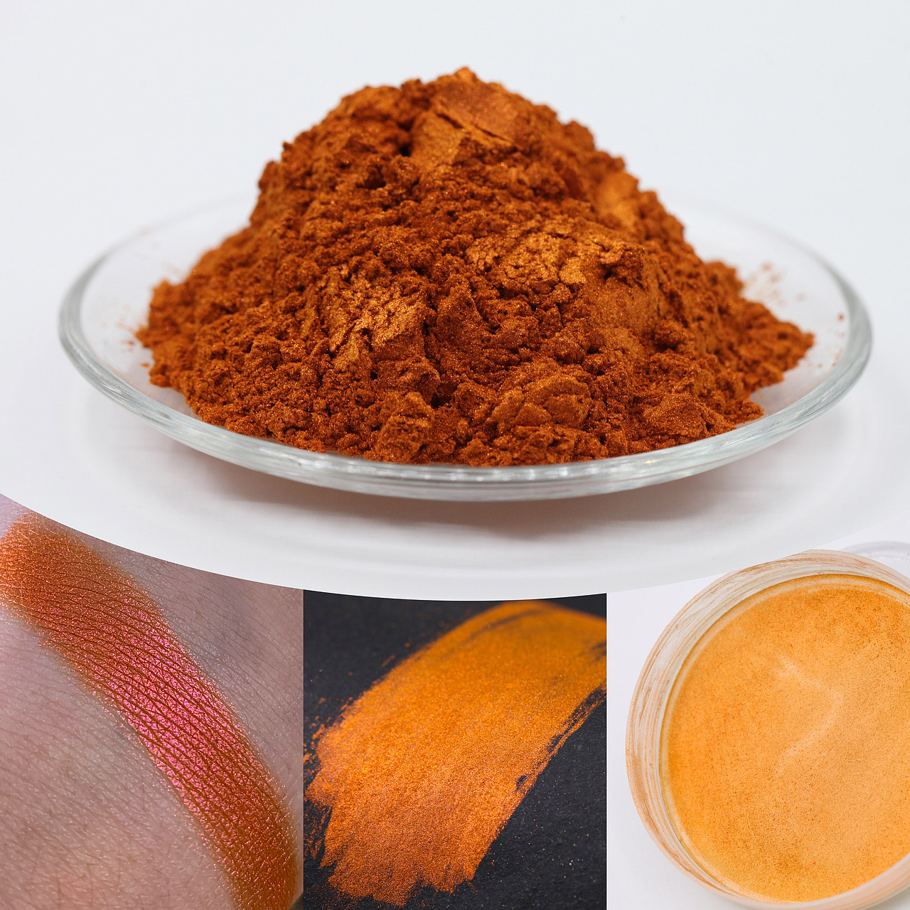 化妆品眼影高光彩妆原料粉末拍摄