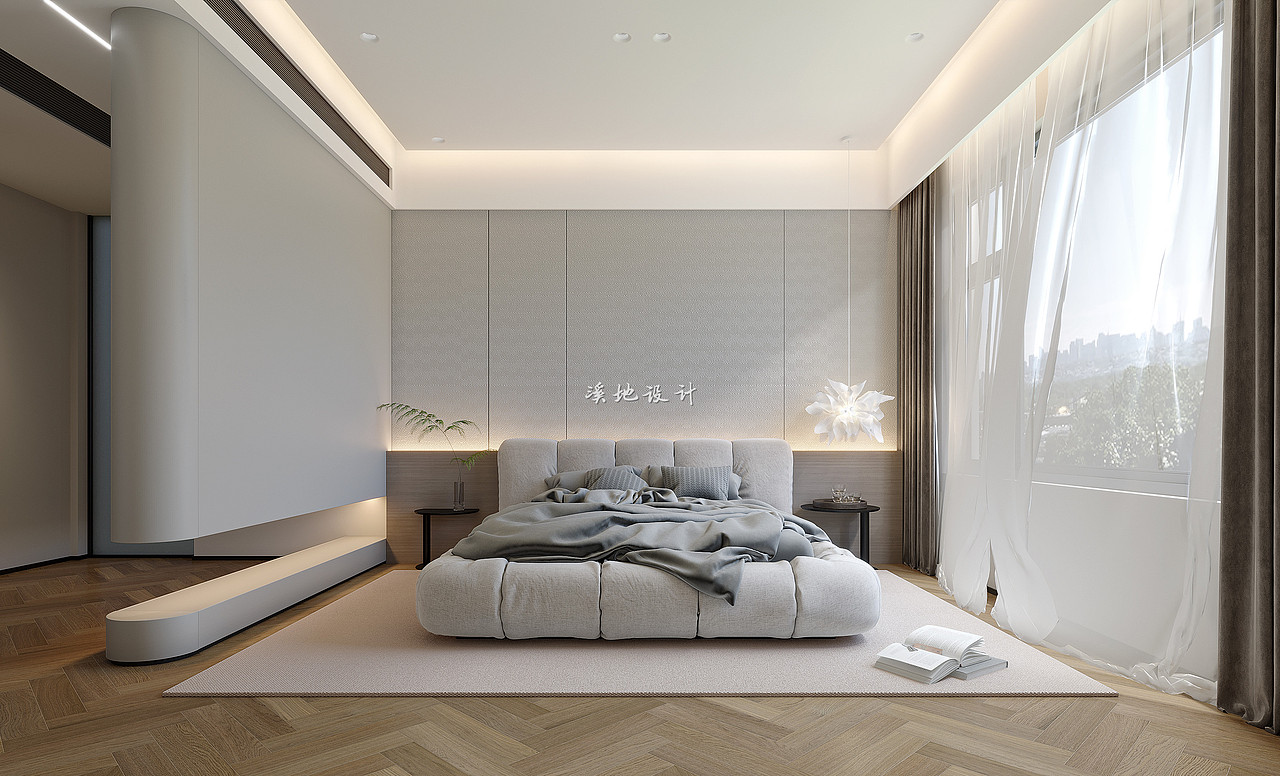 克莱因蓝色搭配黑白灰色系，氛围感十足（图ZMzIzMzcyMTky） - 家装设计 - 站酷设计师大肥肥88原创素材 - 站酷ZCOOL