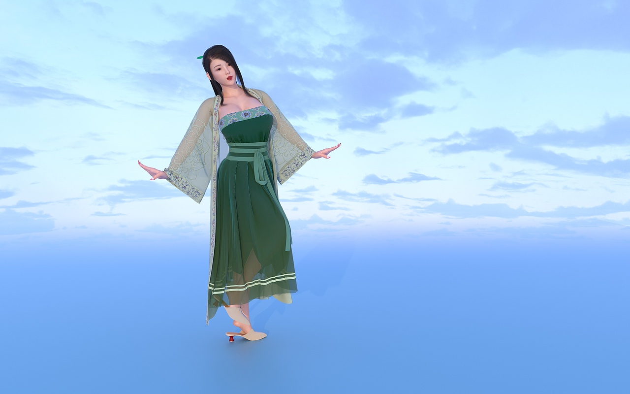 想要欣赏妾身的舞姿吗？（图ZMzI3MjIzMjI0） - 人物/生物 - 站酷设计师奥拓ABKLS原创素材 - 站酷ZCOOL