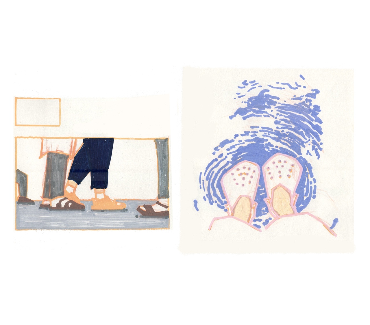 [总结]2020年手绘合集（图ZMjM4NDI4Mzk2） - 艺术插画 - 站酷设计师小只XIAOZHI原创素材 - 站酷ZCOOL