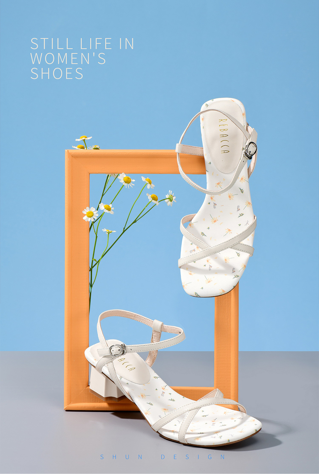 电商摄影 | 瑞贝卡女鞋男鞋夏款静物场景拍摄--舜设计