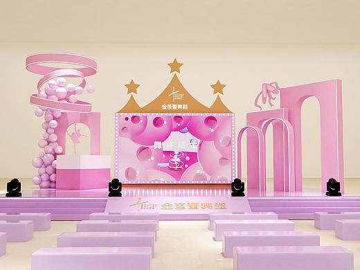 芭蕾舞台空间设计-商场中庭DP点位