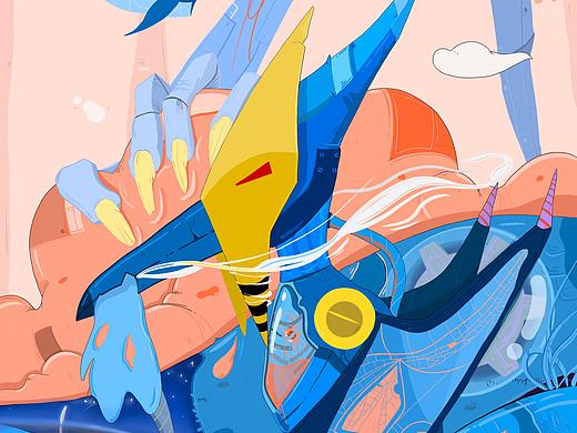 《未来世界》（个人主页-ZNTQzMzY3NDg=） - 创作习作 - 站酷设计师乐乐不吃了原创素材 - 站酷ZCOOL