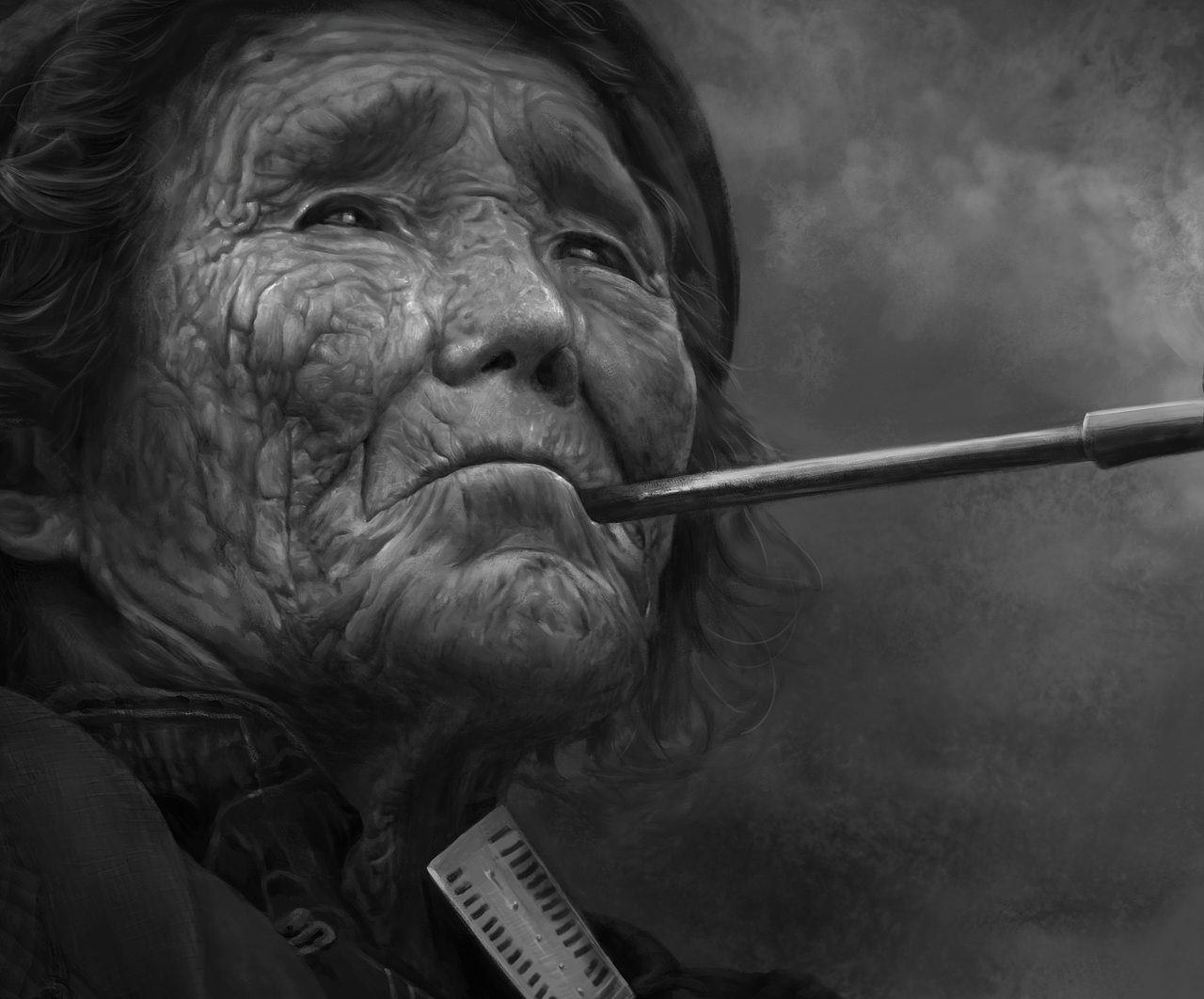 CG写实人物素描（图ZMTY0MzYyMzc2） - 绘画 - 站酷设计师简静09原创素材 - 站酷ZCOOL