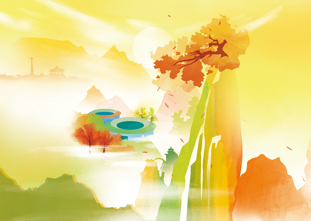 中粮茶叶包装插画（图ZODM1NTkzMjA=） - 商业插画 - 站酷设计师新悦Xinyue原创素材 - 站酷ZCOOL