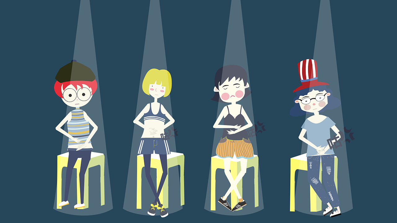 女生宿舍那些事儿图形动画（图ZMTE5NTUwOTU2） - 其他平面 - 站酷设计师张慧文啊呀原创素材 - 站酷ZCOOL