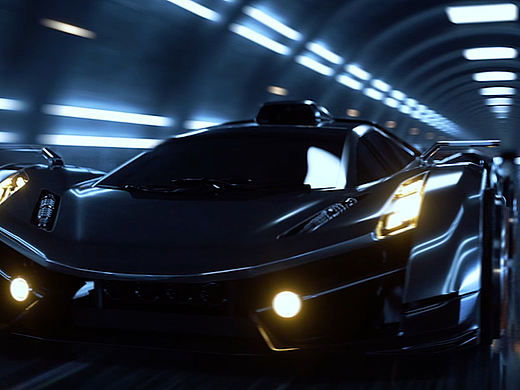 C4d赛车和直升机竞速