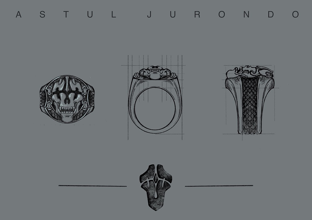 AstulJurondo居容台朋克首饰设计手稿（图ZMjAzMTUxMDc2） - 首饰设计 - 站酷设计师居容台原创素材 - 站酷ZCOOL