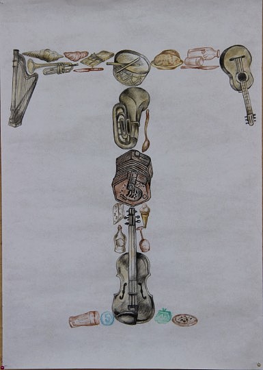 ”冇展“之字母插画展,福建师范大学2012级视觉传达全体作品