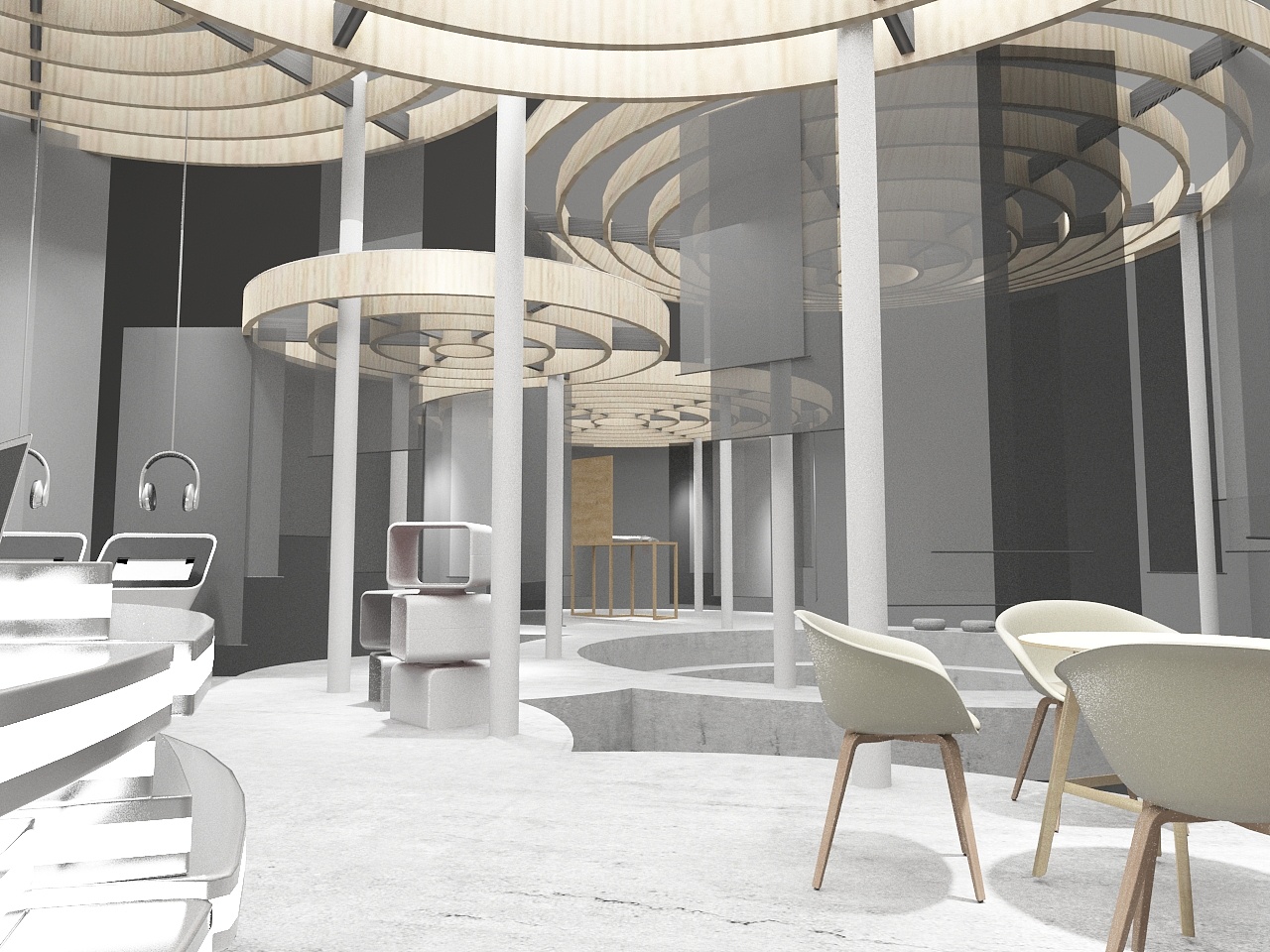 【团队】临时展厅设计