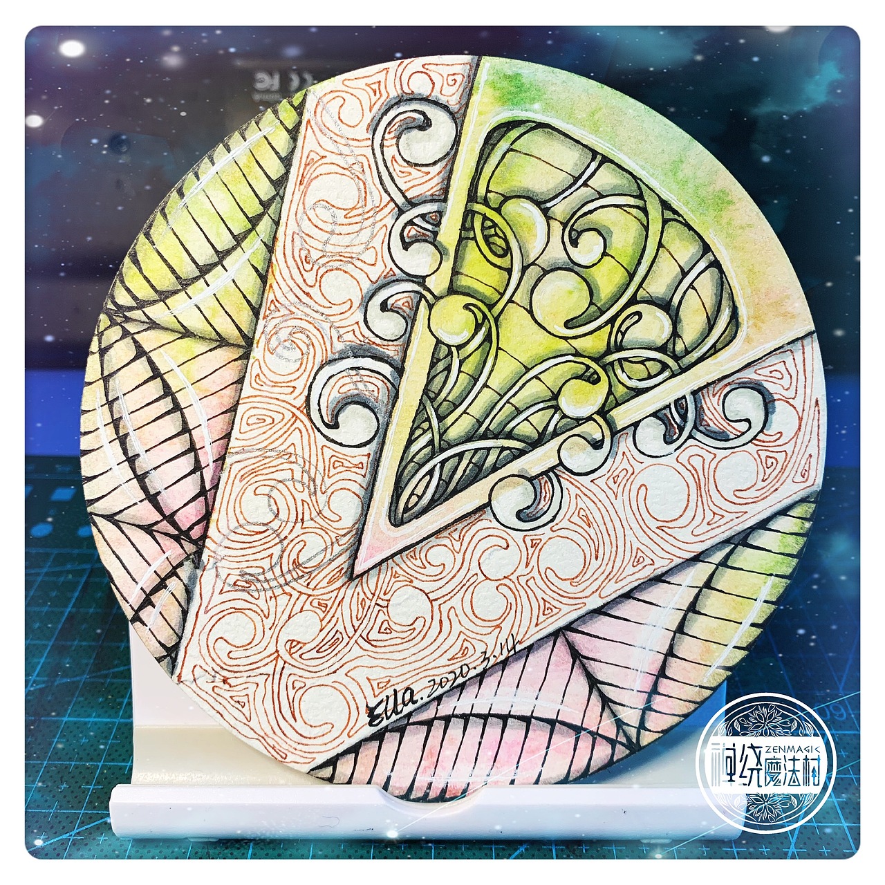 禅：不预设的期待（图ZMjAwMzk2MjU2） - 艺术插画 - 站酷设计师Ella禅绕花园原创素材 - 站酷ZCOOL