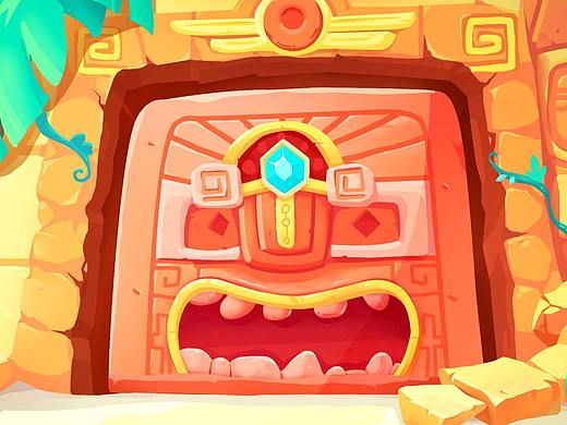 一个玛雅大门&一些场景