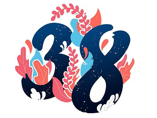三八妇女节插画