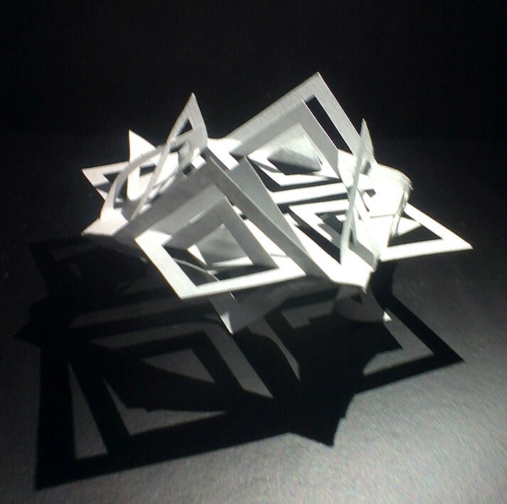 立体构成--剪纸