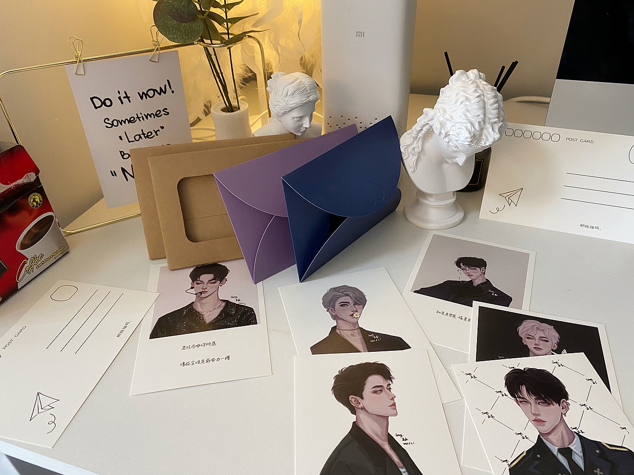 黑与白 系列 明信片