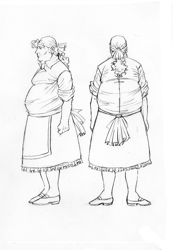 2011毕业设计<白桦林>动画设定.