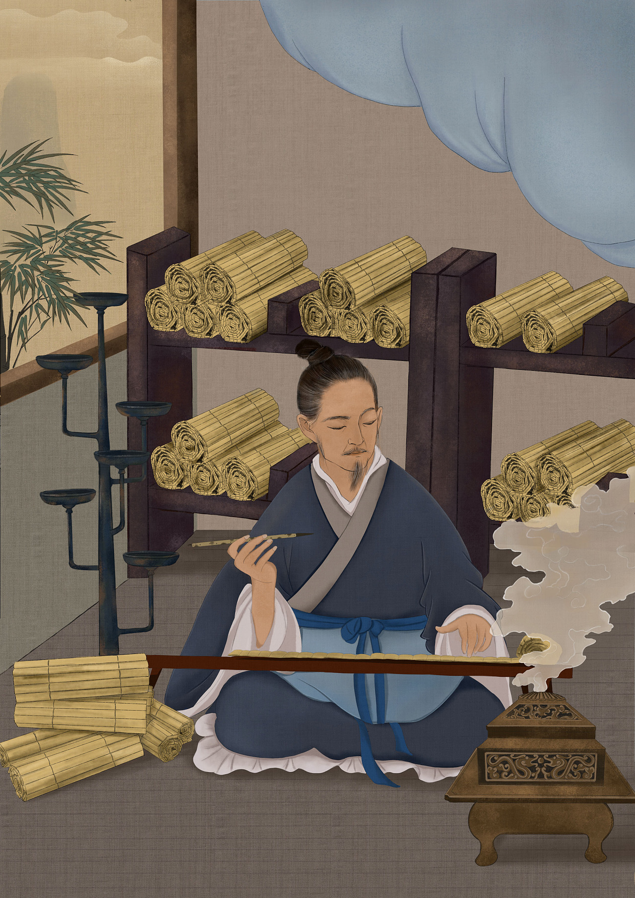 连环画—司马迁归璧