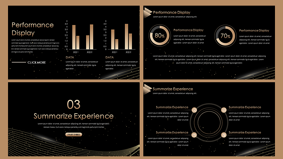 【耀你好看】年终总结高端黑金大气商务PPT7（图ZMjM3MjU3NjYw） - PPT/Keynote - 站酷设计师熊猫大人pandaren原创素材 - 站酷ZCOOL