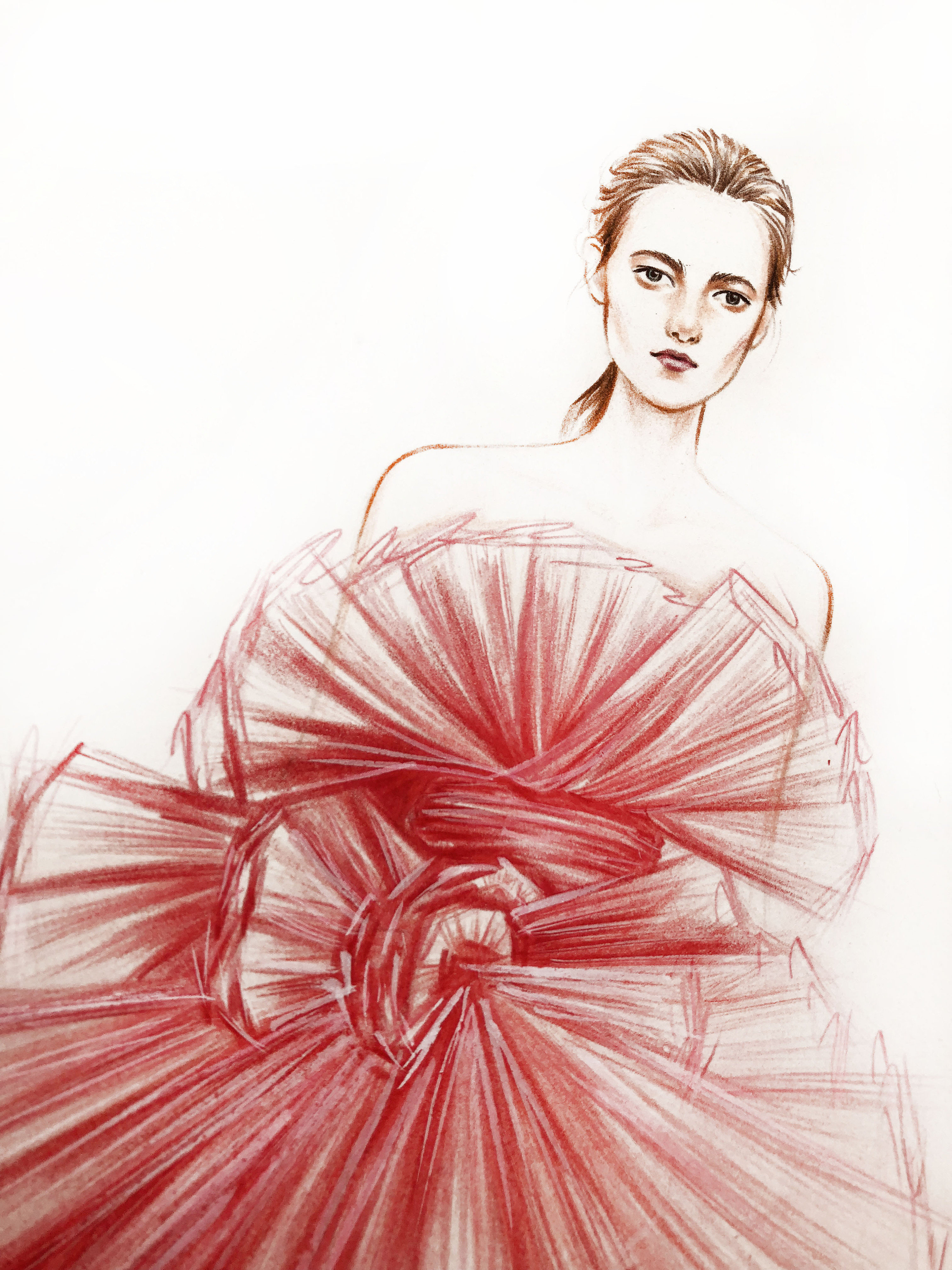 时装画系列三|服装|其他服装|ritawoo - 原创作品 - 站酷 (zcool)