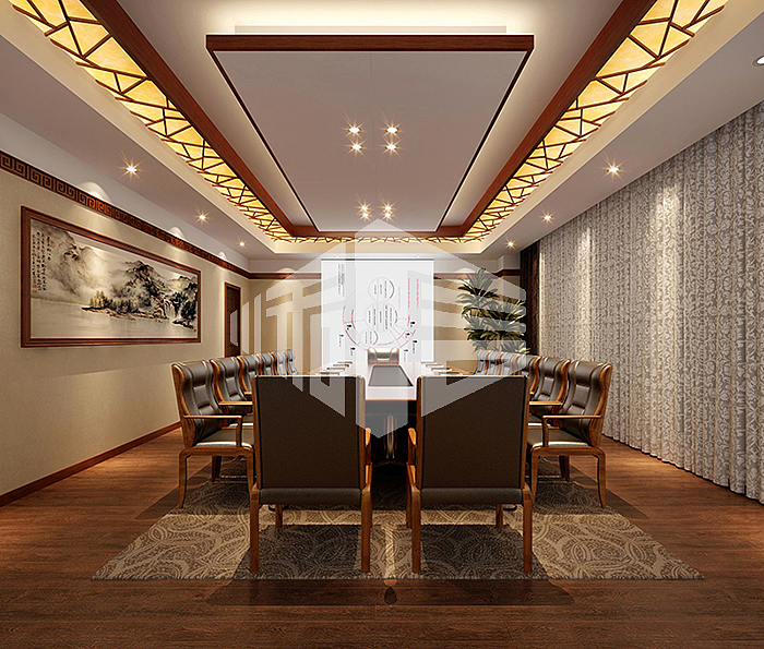 成都办公室装修壁纸选择