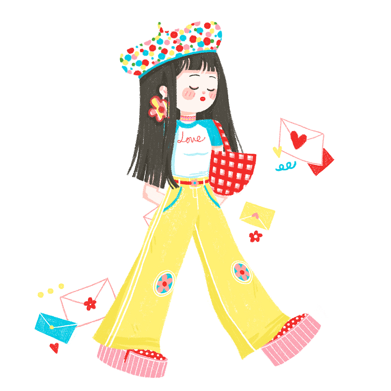 fashion girls！9！（图ZMTI3Nzk3MDIw） - 新锐潮流插画 - 站酷设计师半田偲原创素材 - 站酷ZCOOL