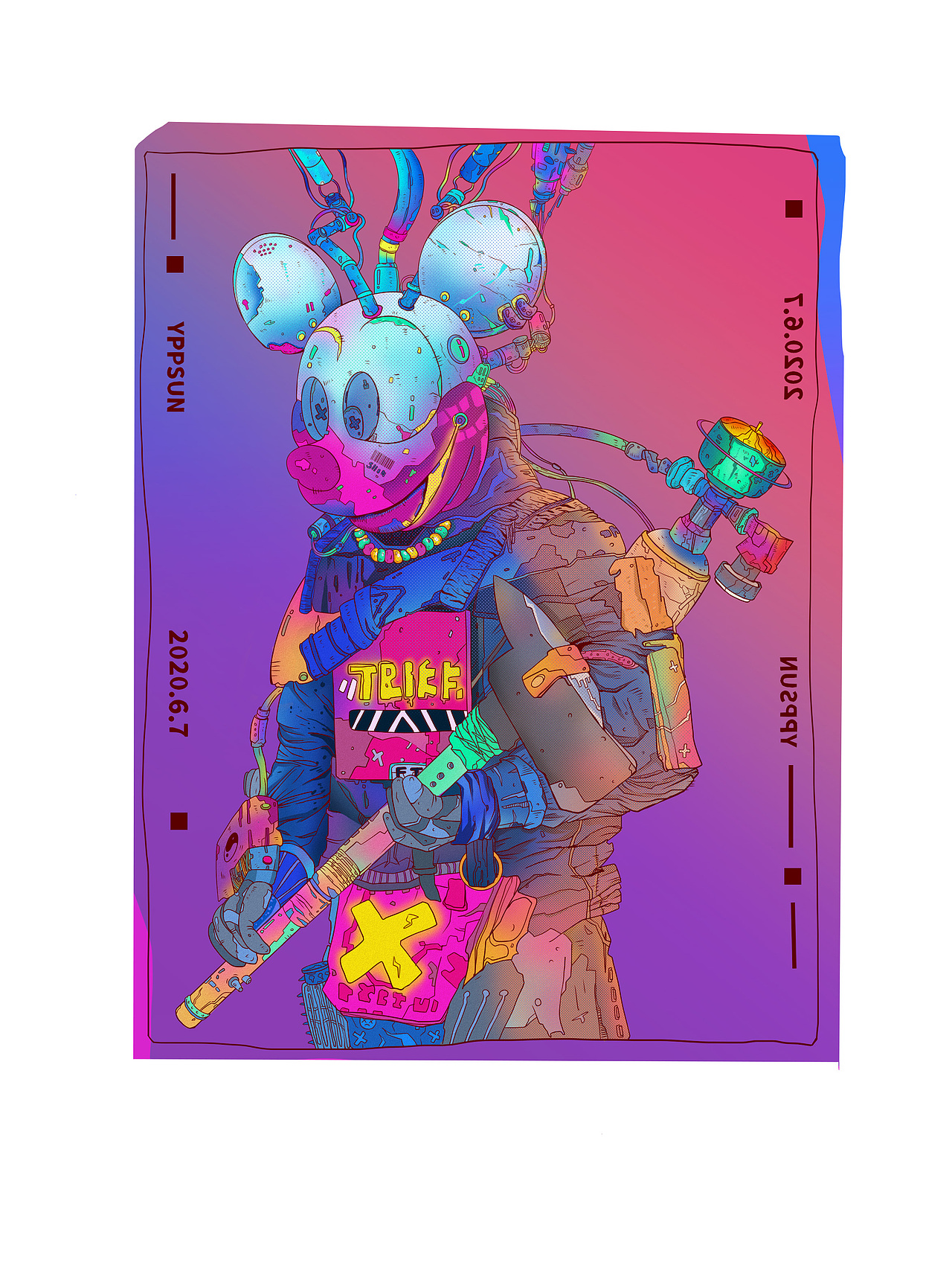 赛博朋克 ▪ 系列插画